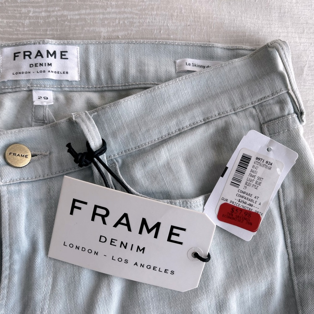 NWT Frame Denim Mid-rise Jeans